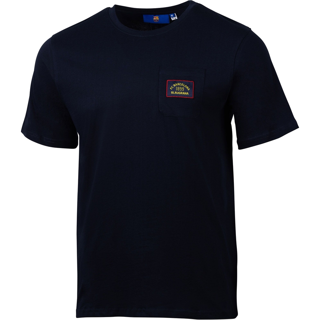 Dick's Sporting Goods Sport Design Sweden Men's FC Barcelona Navy Match  Pocket T-Shirt, Small, Blue | Holiday available now at Roosevelt Field®, image size:1100x1100