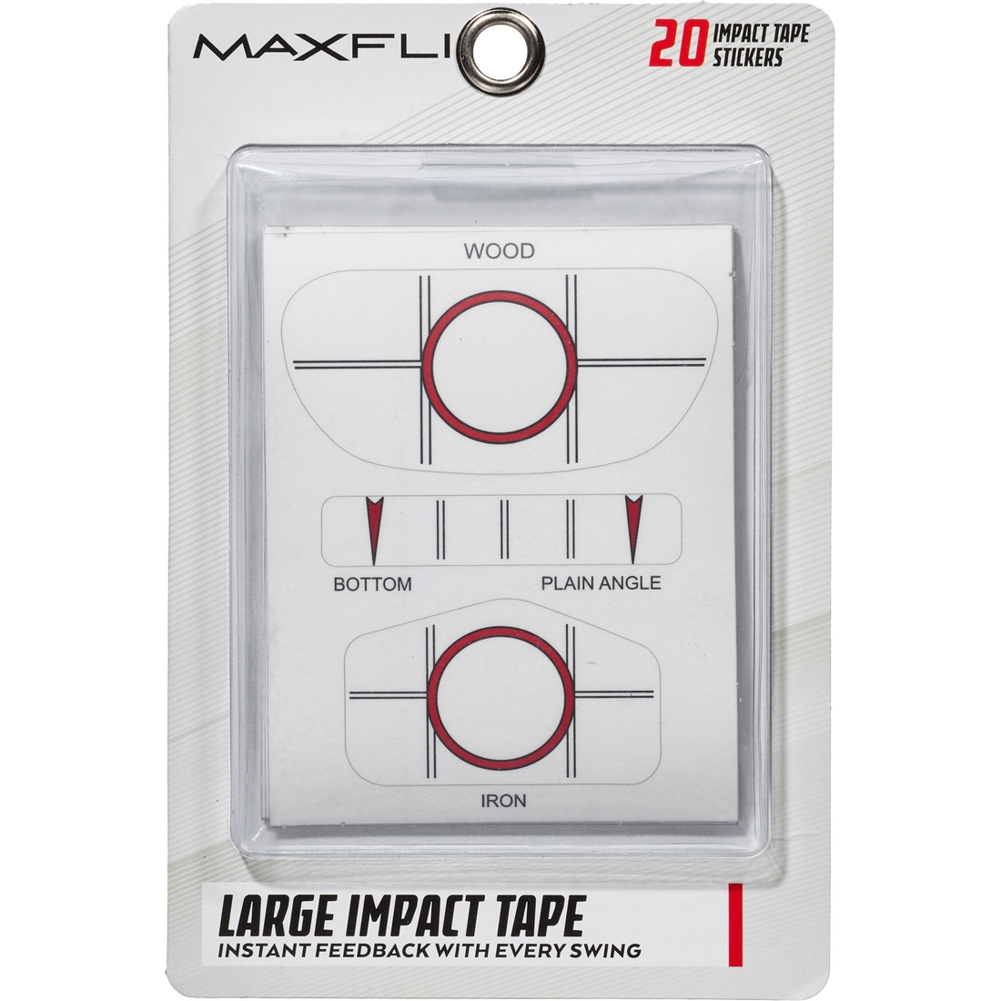 Maxfli Large Impact Tape Stickers