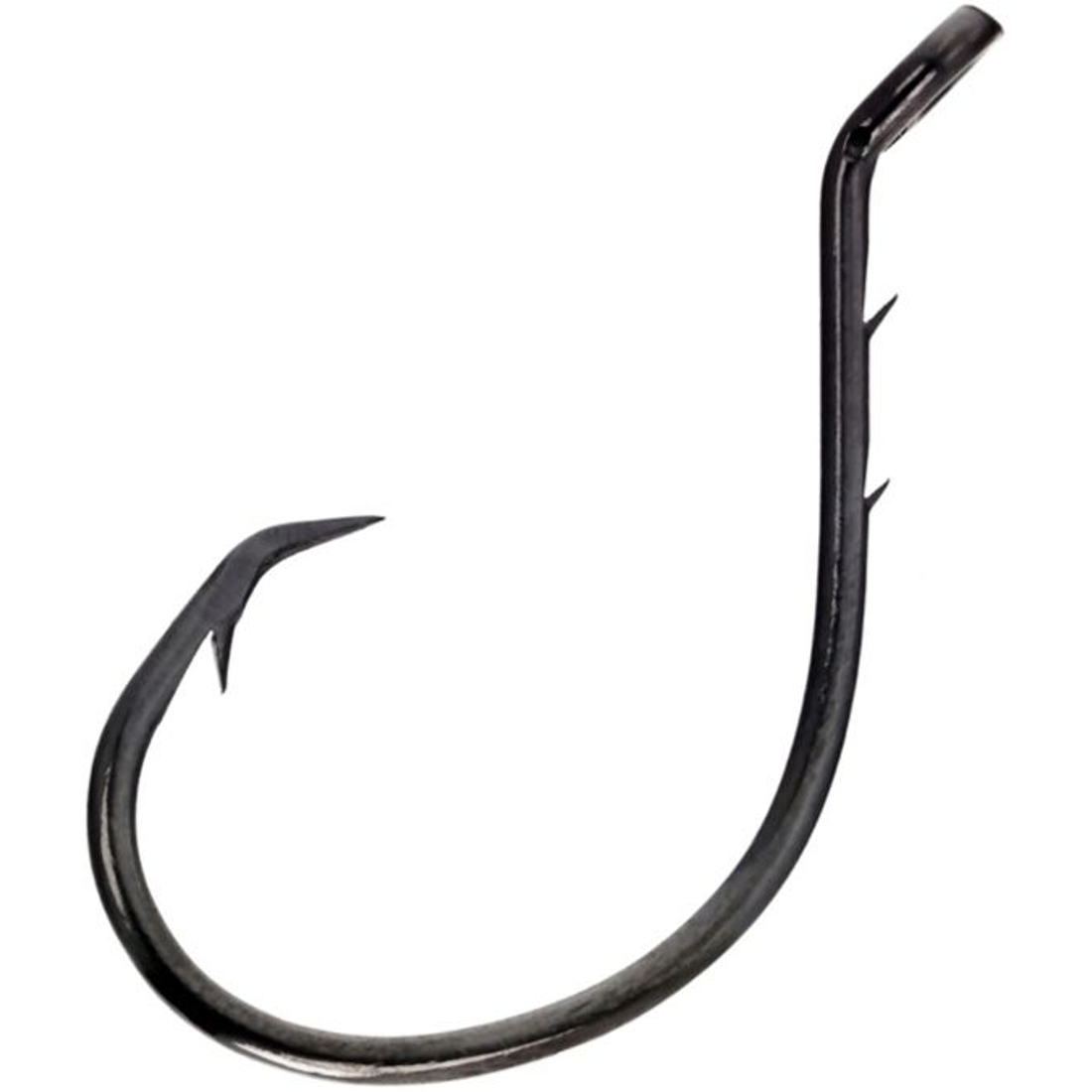 Eagle Claw Lazer Sharp Non-Offset Baitholder Circle Hook, Silver