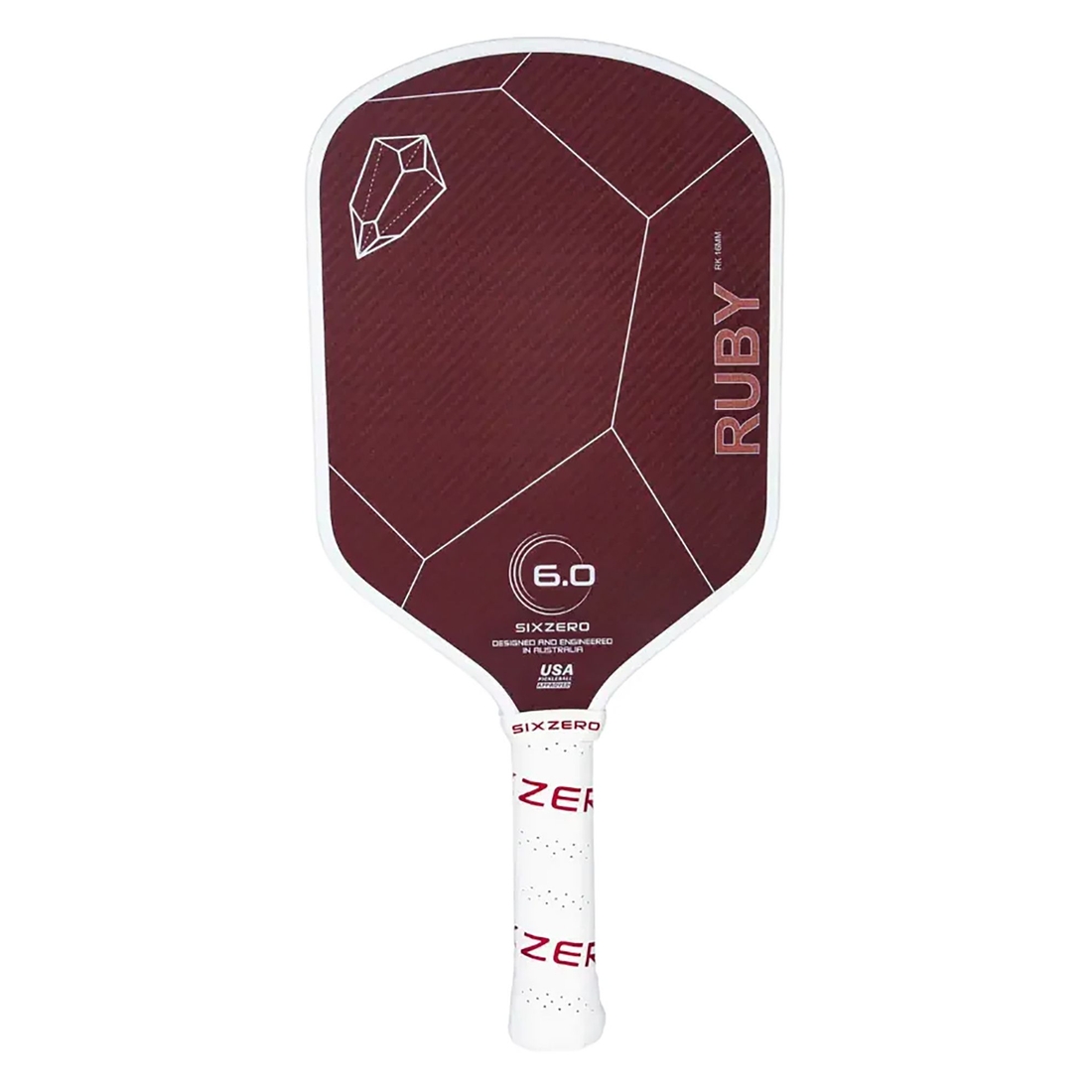 Six Zero Ruby 16mm Pickleball Paddle