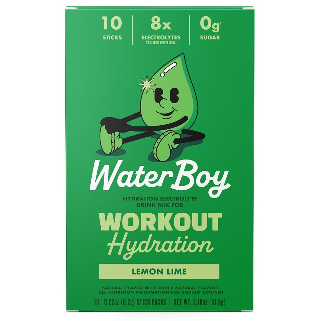 Waterboy Workout Hydration - 10 pack
