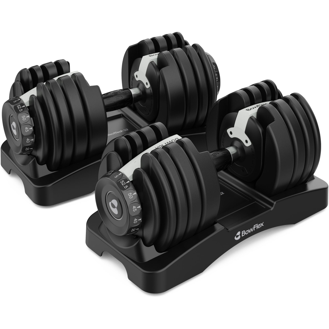 Bowflex SelectTech 52 Dumbbell – Pair, Black