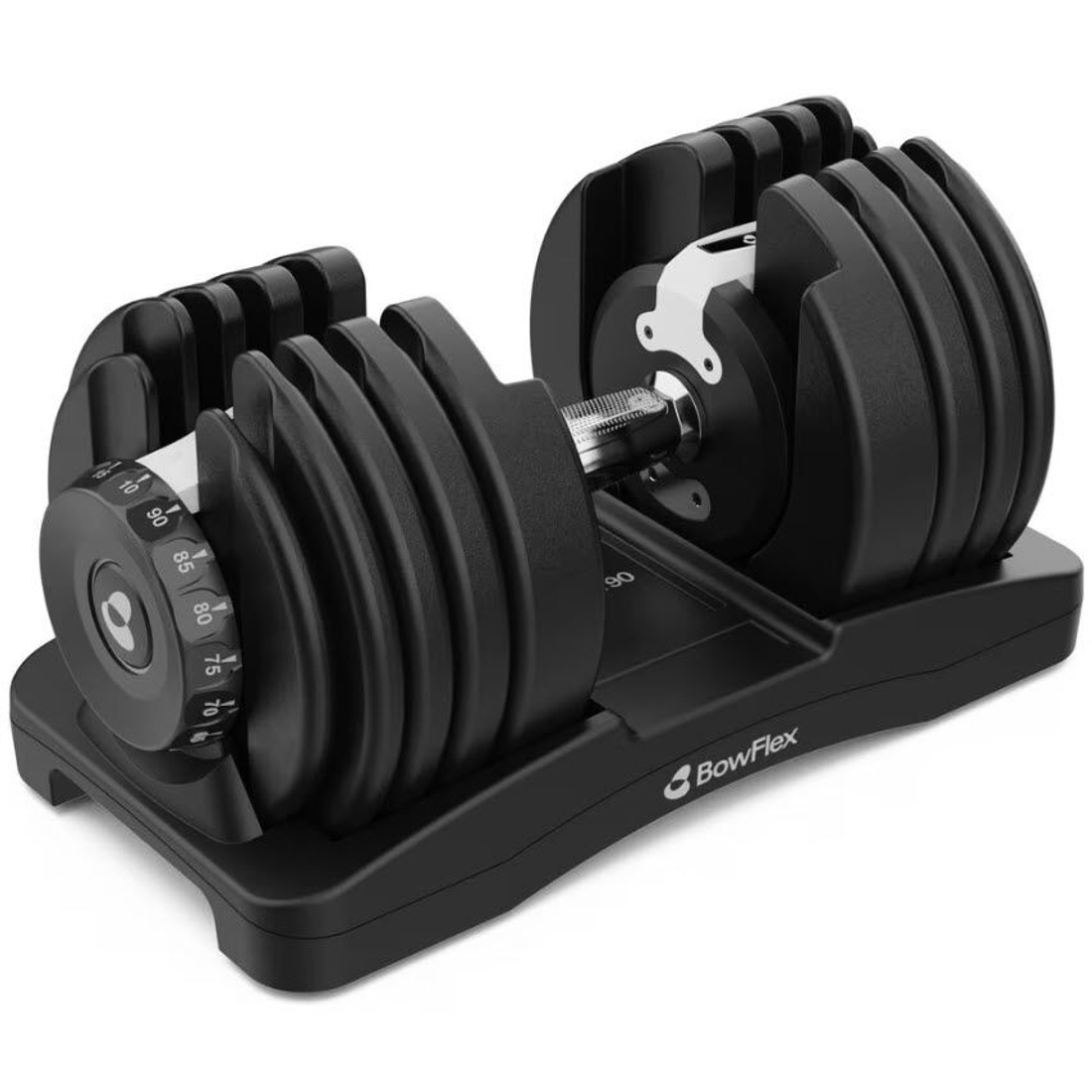 Bowflex SelectTech 90 Dumbbell – Single, Black