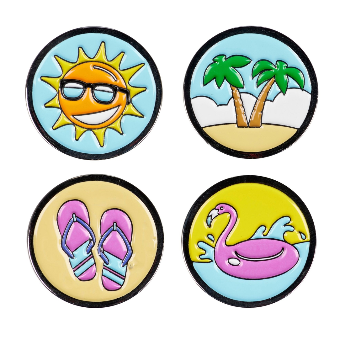 Maxfli Sun & Sandals Ball Markers