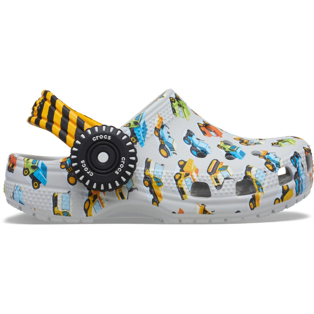 Crocs Kids' Construction Classic Clogs, Size 9, Atmosphere