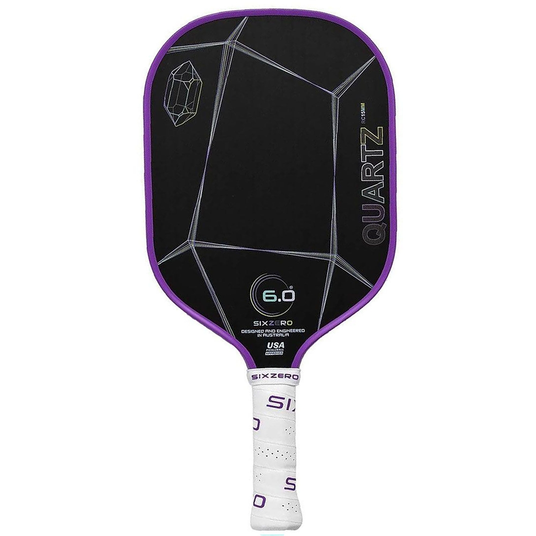Six Zero Quartz Pickleball Paddle, Amethyst