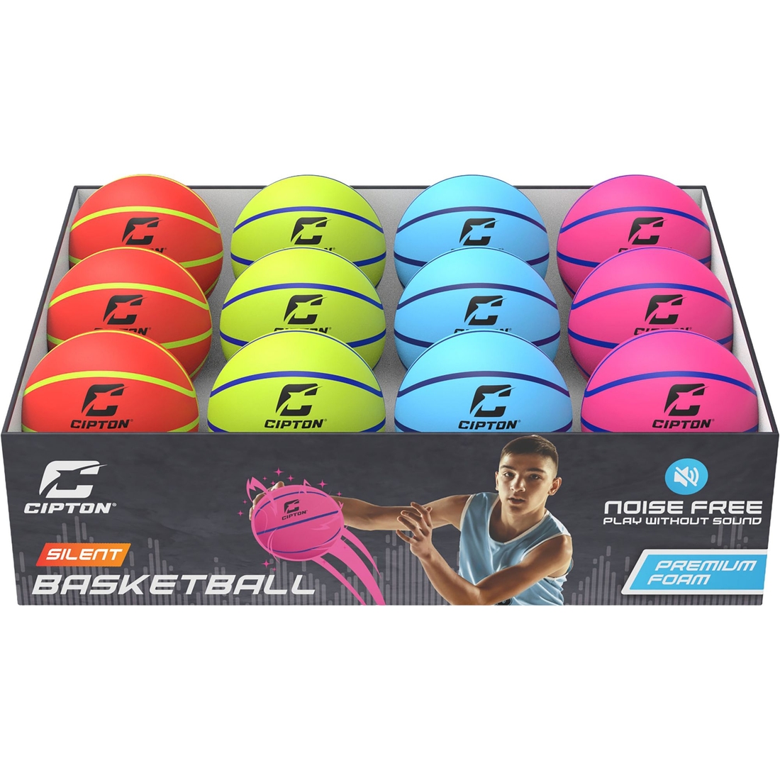 Cipton Silent Mini Basketball - Assorted