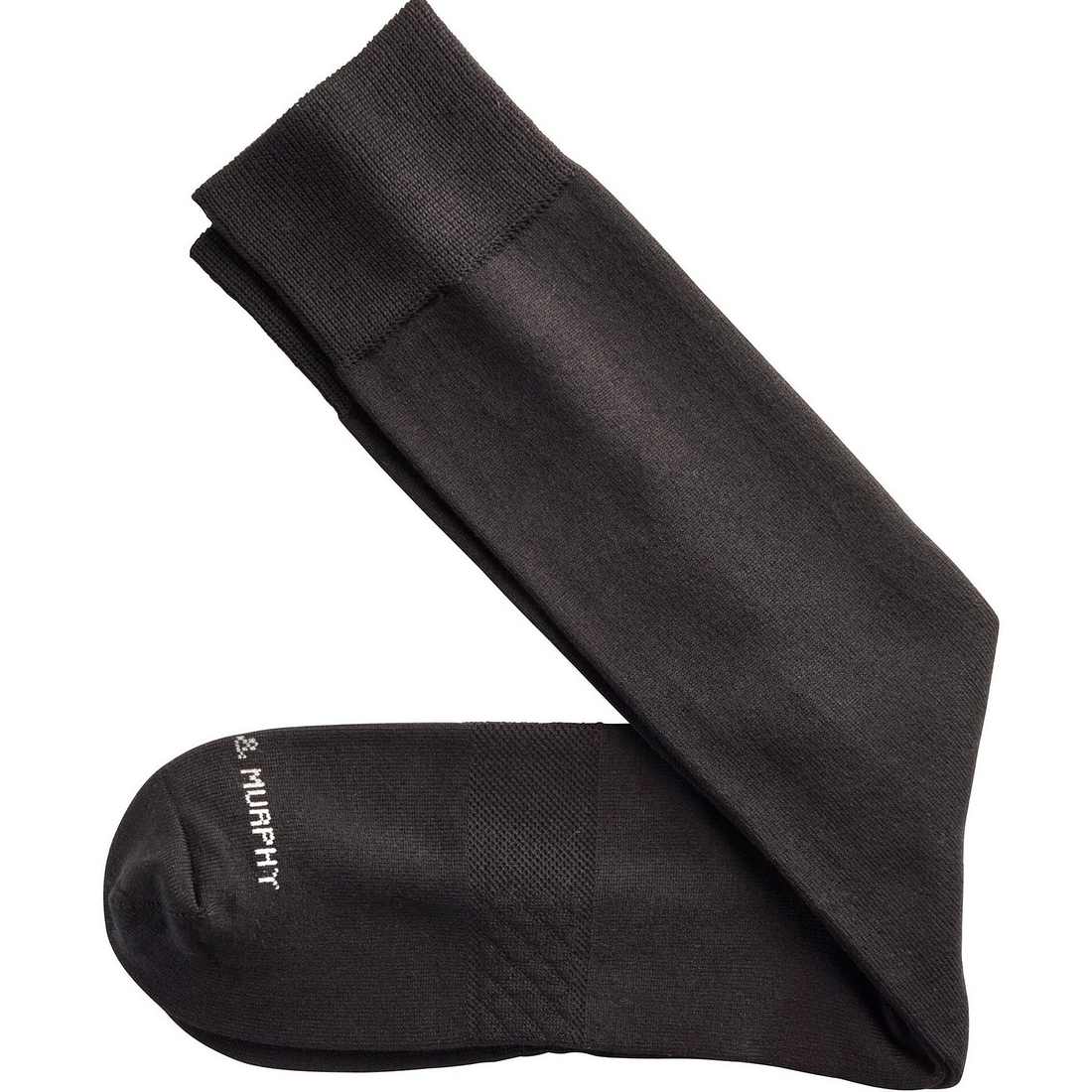 Johnston & Murphy Men's Solid Dress Crew Socks