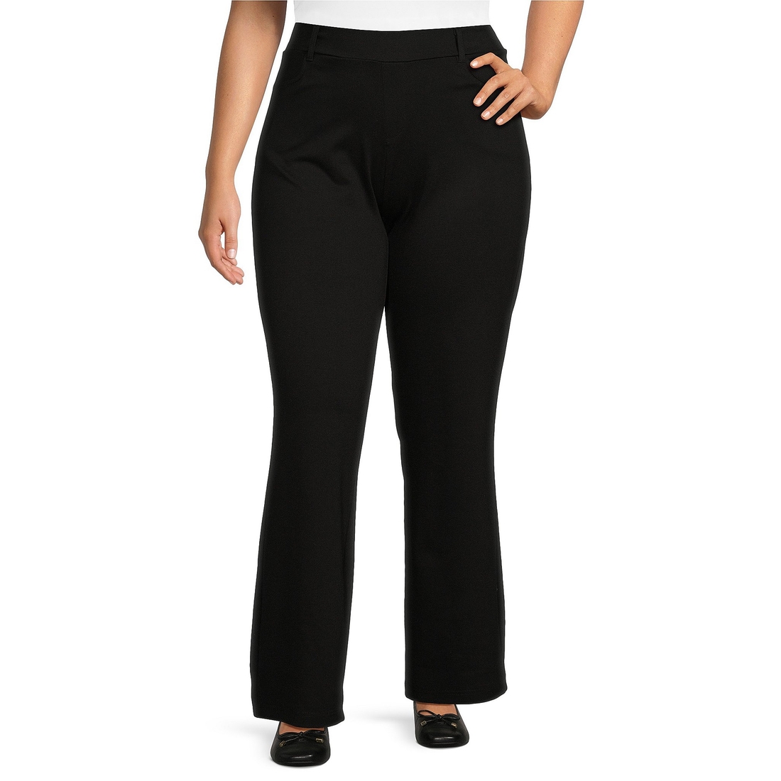 Intro Plus Size Stella Boot Leg Pull-On Pants