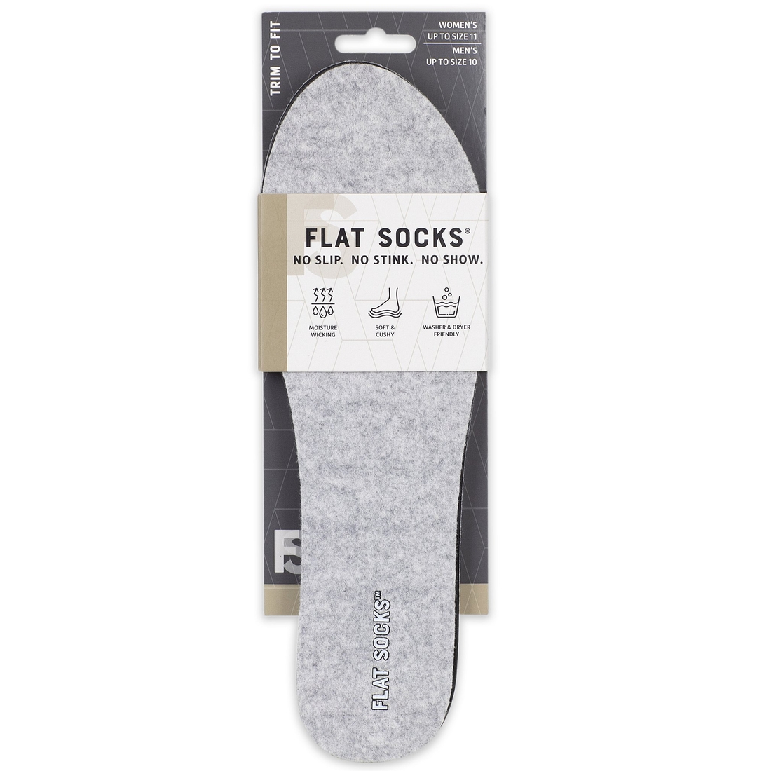Flat Socks Microwool Cushioned Liners