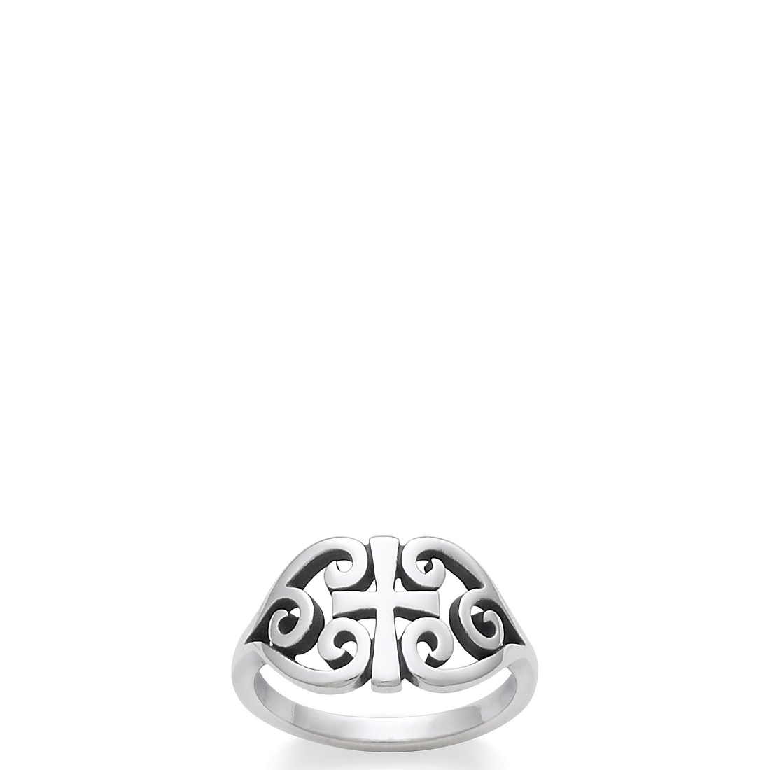 James Avery Sterling Silver Scroll Cross Ring