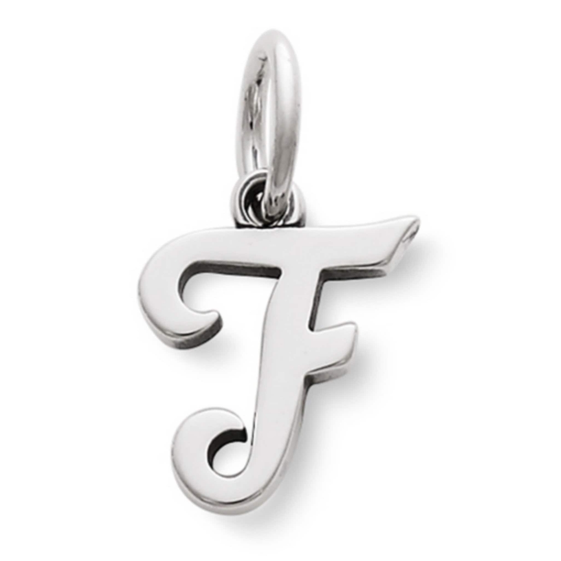 James Avery Sterling Silver Script Initial Bracelet or Necklace Charm