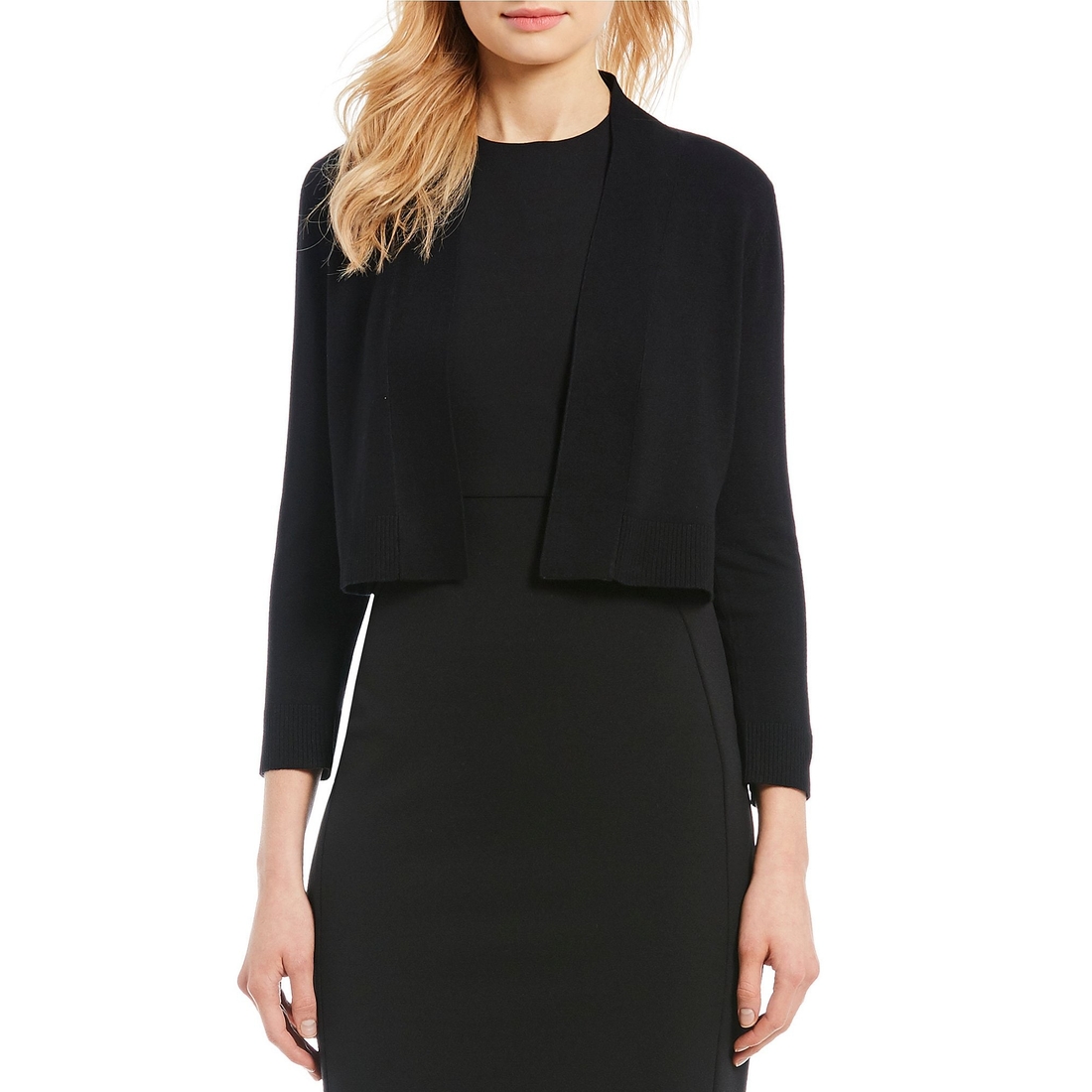 Dillard's North Calvin Klein Open Front 34 Sleeve Shrug available now at Summit Mall