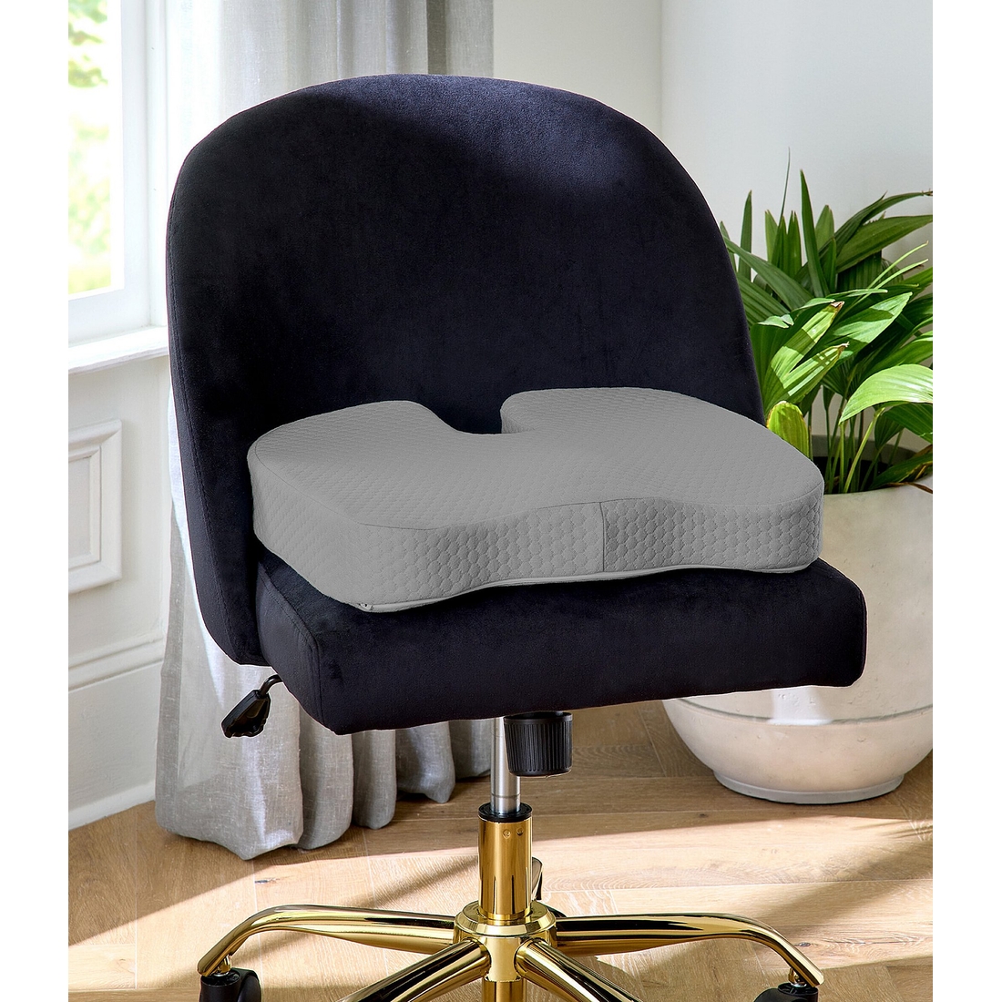 Bodipedic Pressure-Relieving Support Memory Foam Seat Cushion