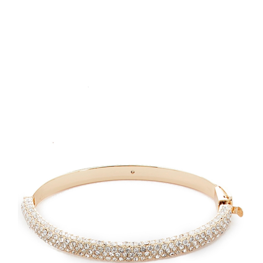 Cezanne Crystal Pave Bar Hinge Bangle Bracelet