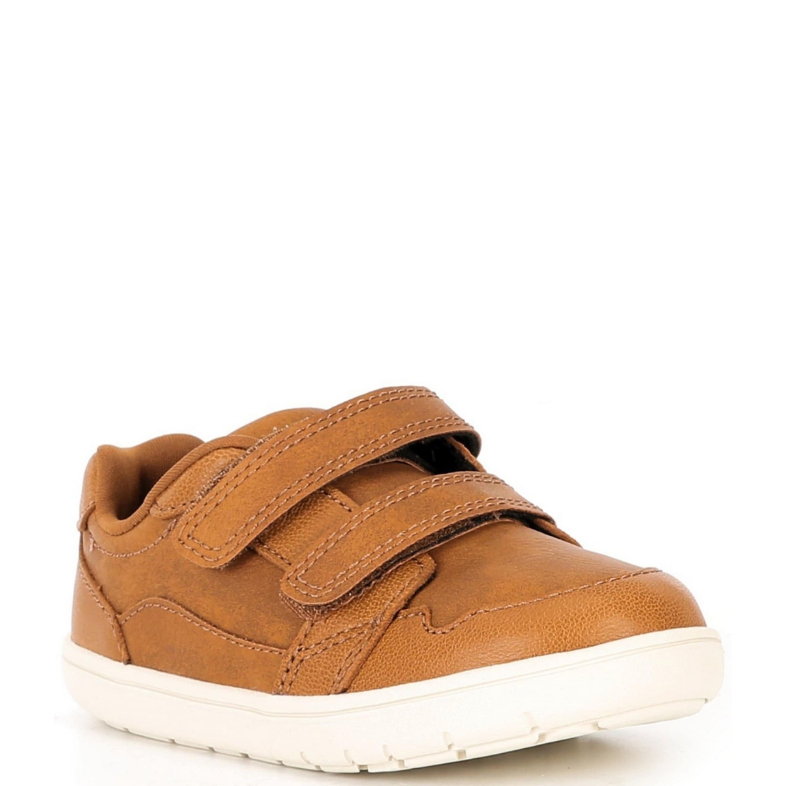 Stride Rite Boys' Alfredo Leather Dual Hook-and-Loop SRTech Sneakers Infant