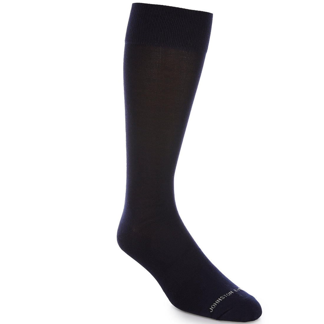 Johnston & Murphy Men's Solid Dress Crew Socks