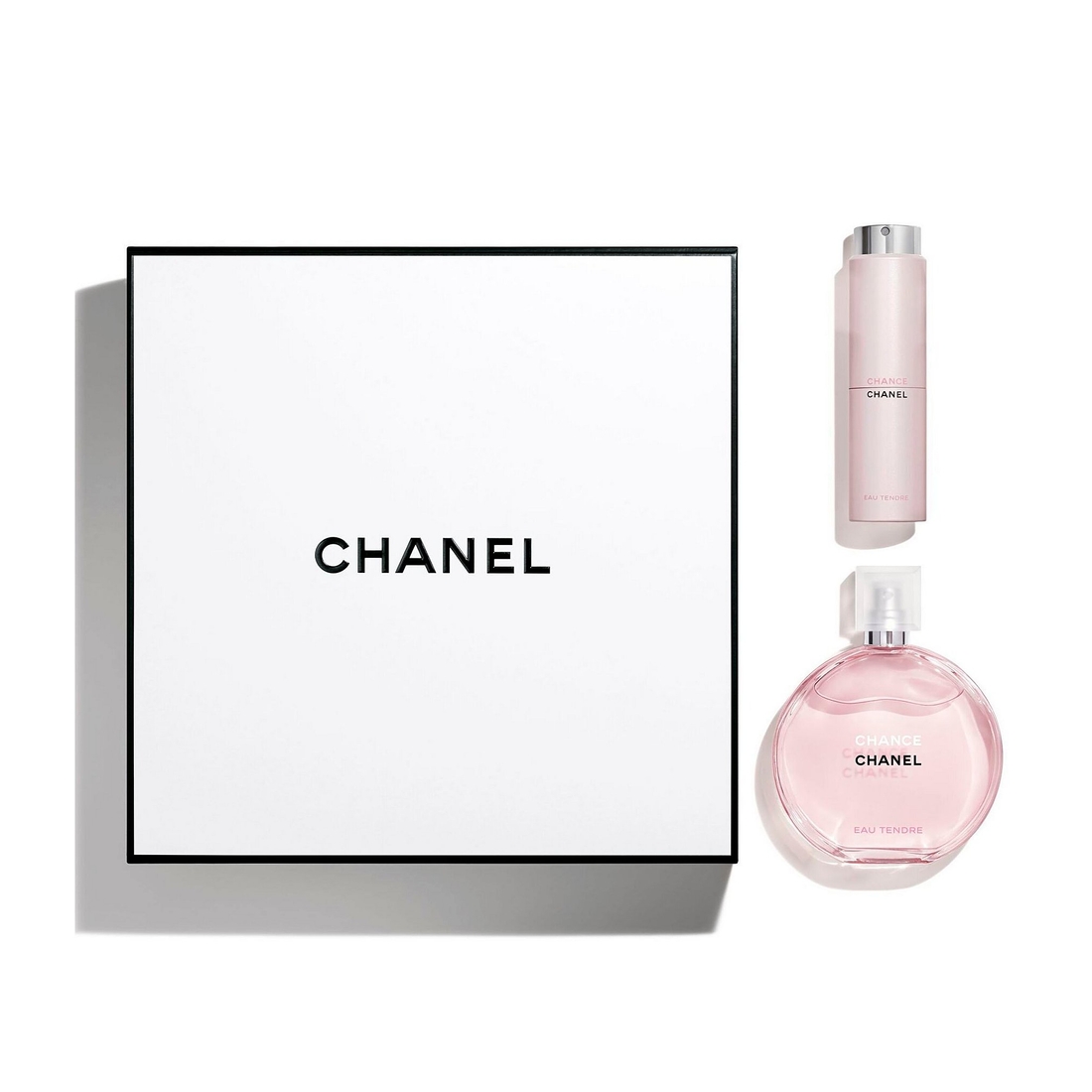 Dillard s CHANEL CHANCE EAU TENDRE 3.4 OZ. EAU DE TOILETTE TWIST AND SPRAY GIFT SET available now at Firewheel Town Center