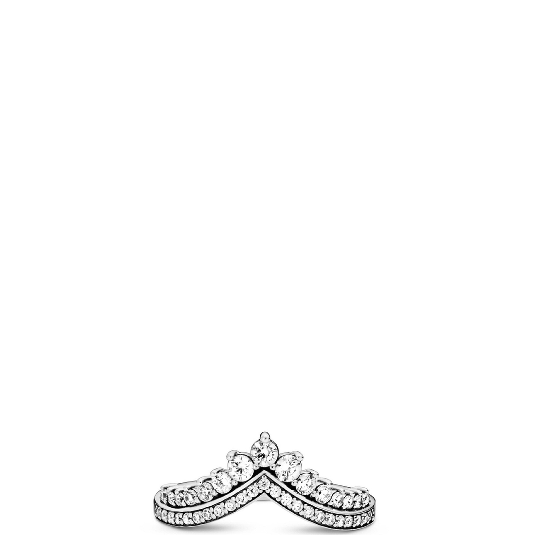 Pandora Timeless Wish Tiara Sterling Silver Statement Ring