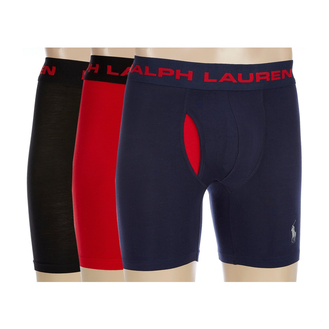 Polo Ralph Lauren Assorted Performance Boxer Briefs 3-Pack