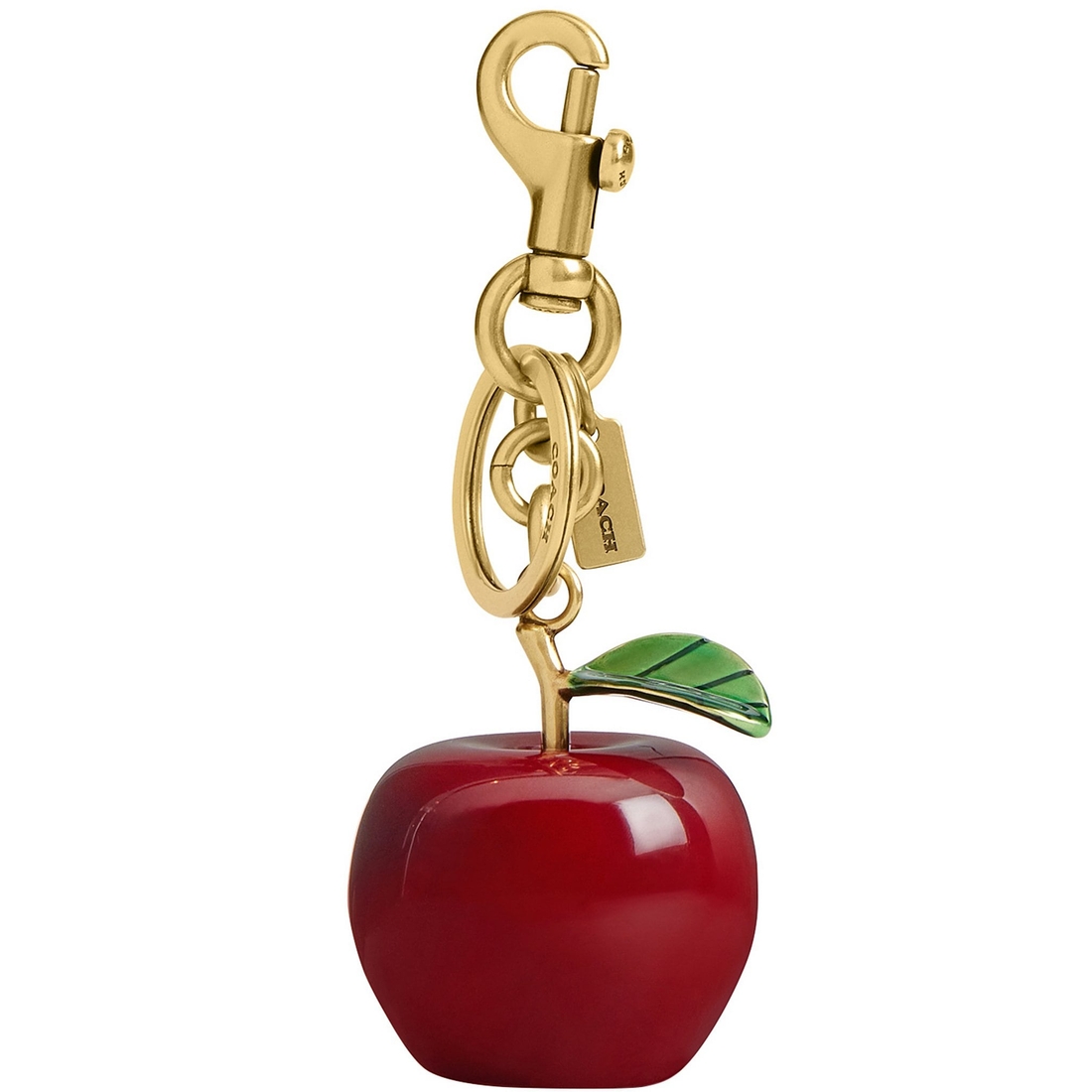Coach Small Apple Bag Charm