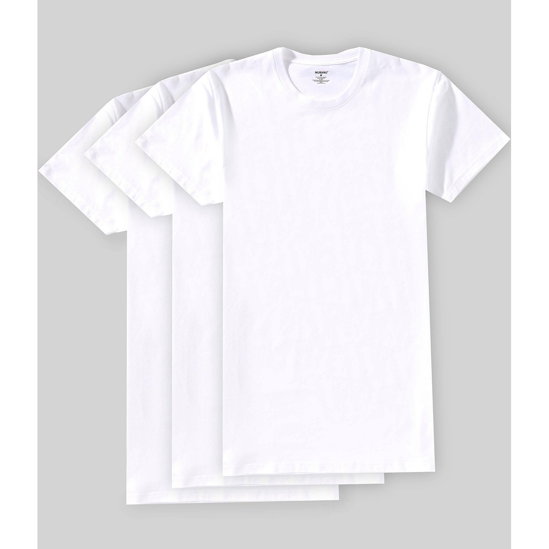 Murano Solid Crew Neck Undershirt 3-Pack