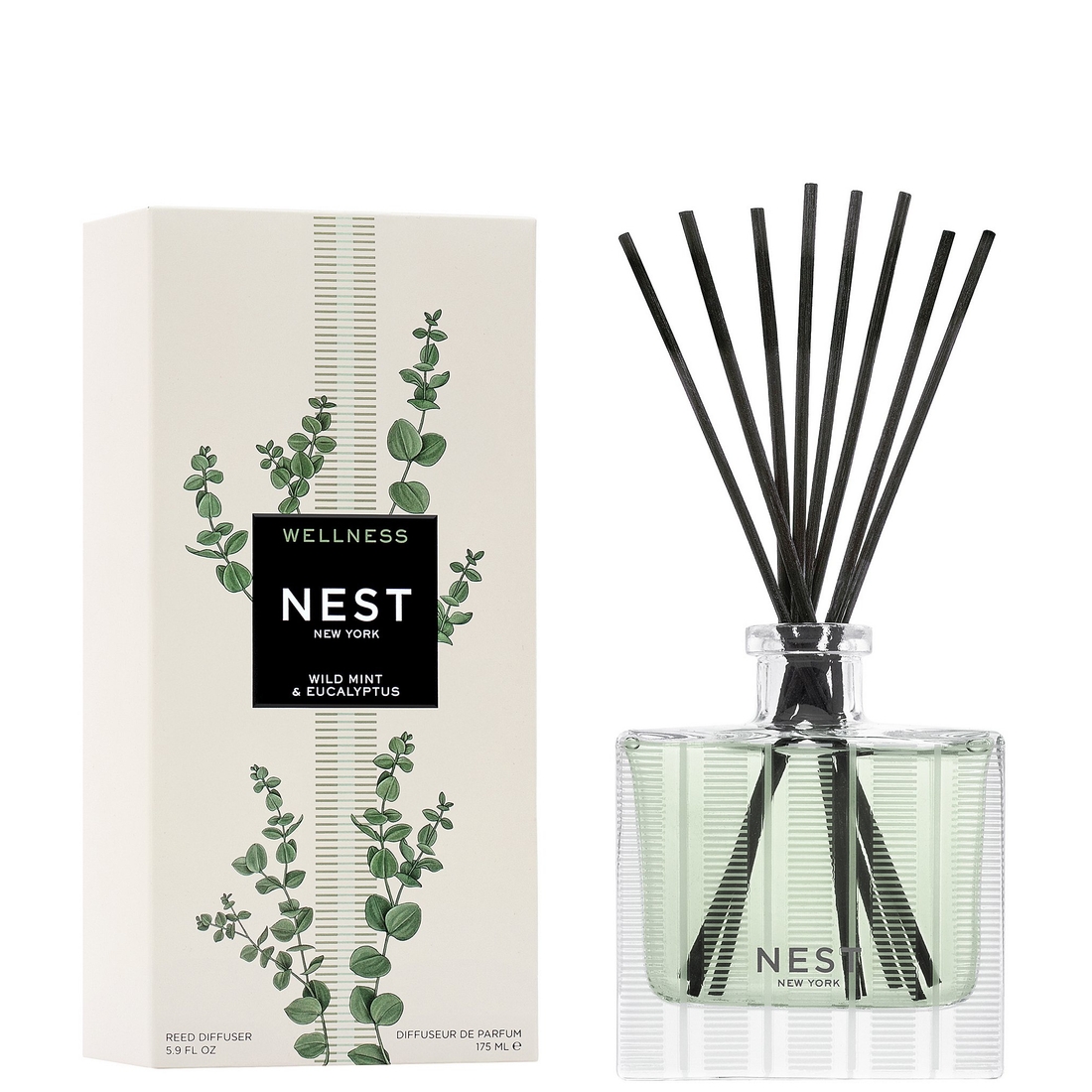 Nest New York Wild Mint Eucalyptus Reed Diffuser