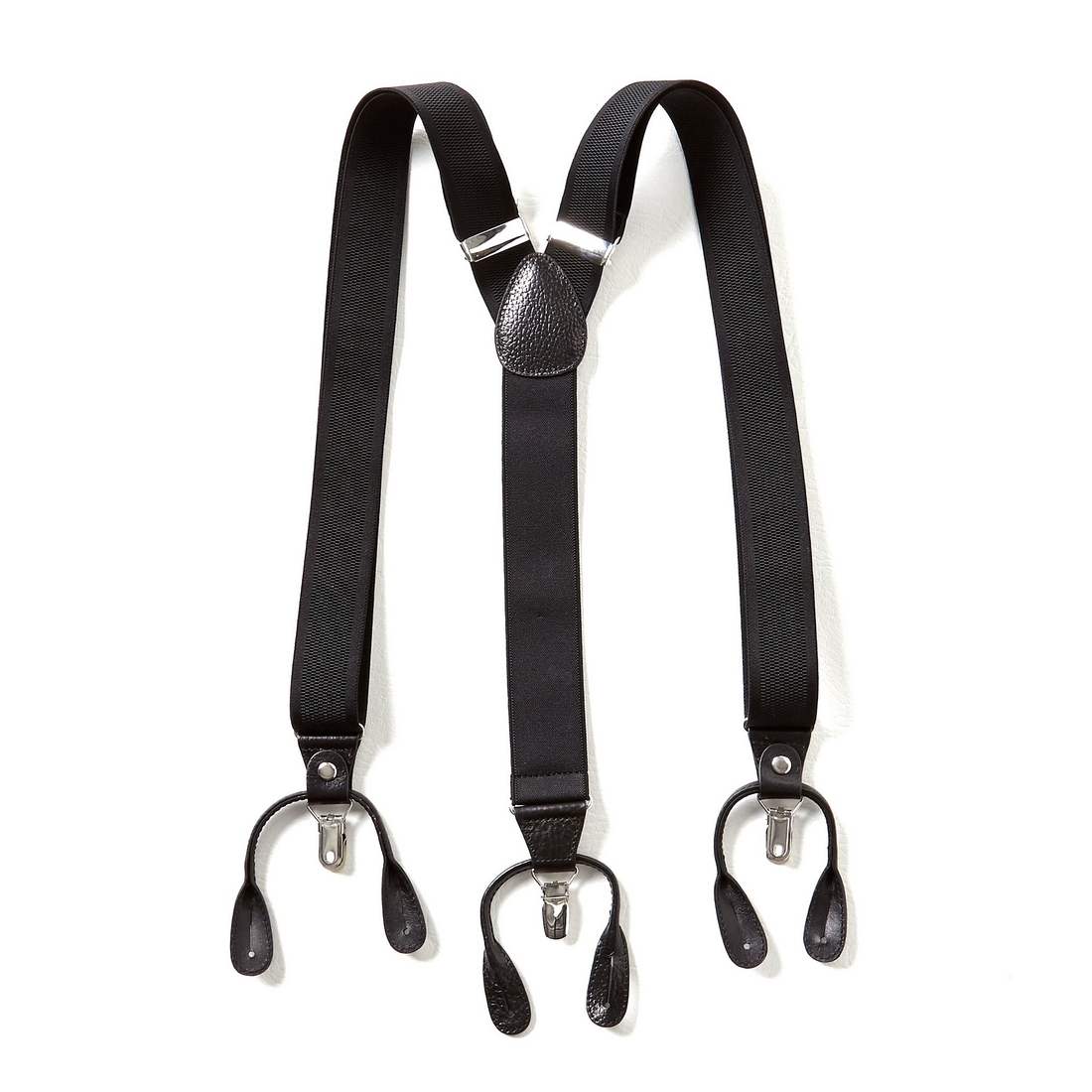 Roundtree & Yorke Big Tall Solid Suspenders