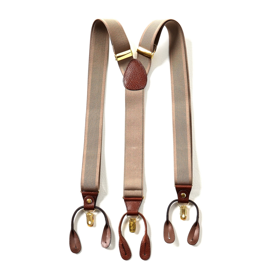 Roundtree & Yorke Big Tall Solid Suspenders