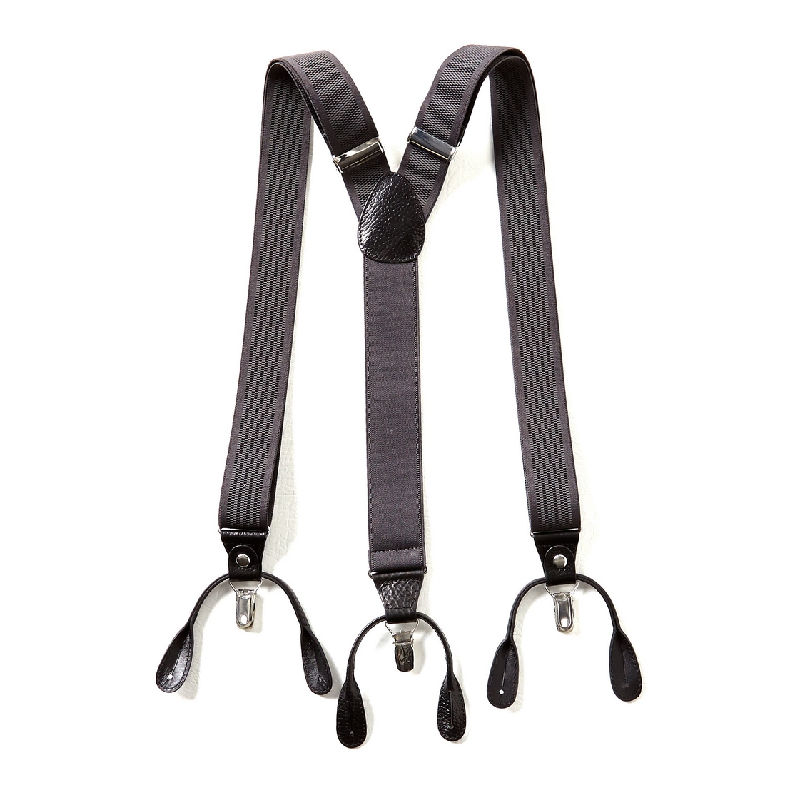 Roundtree & Yorke Big Tall Solid Suspenders