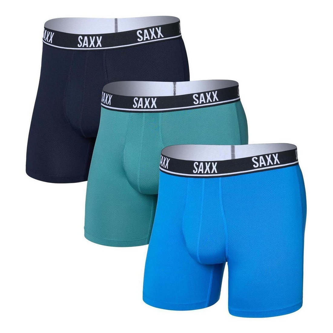 Saxx Essential Performance Mesh 6 Boxer Briefs 3-Pack