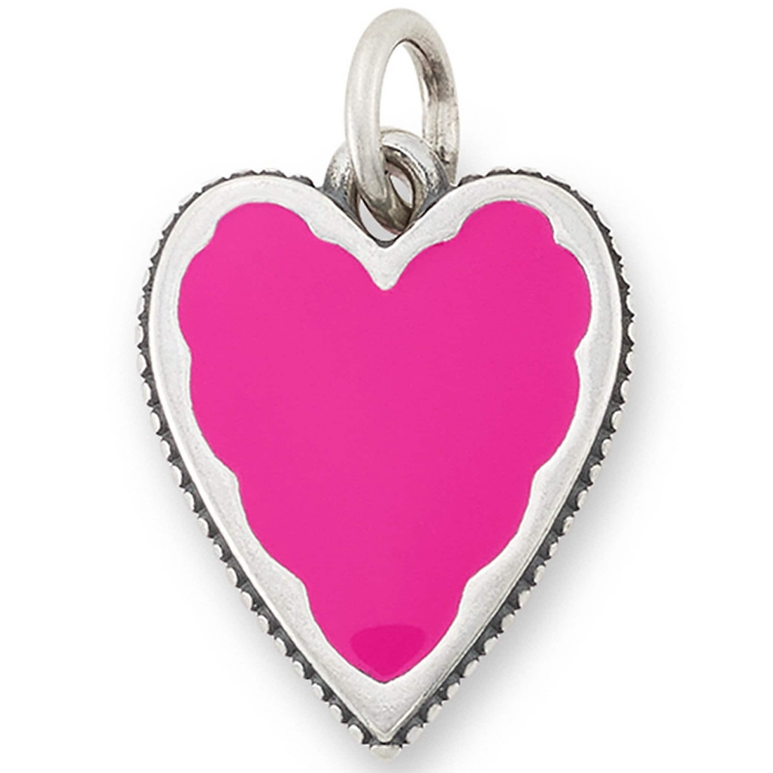 James Avery Enamel Large Heart Charm