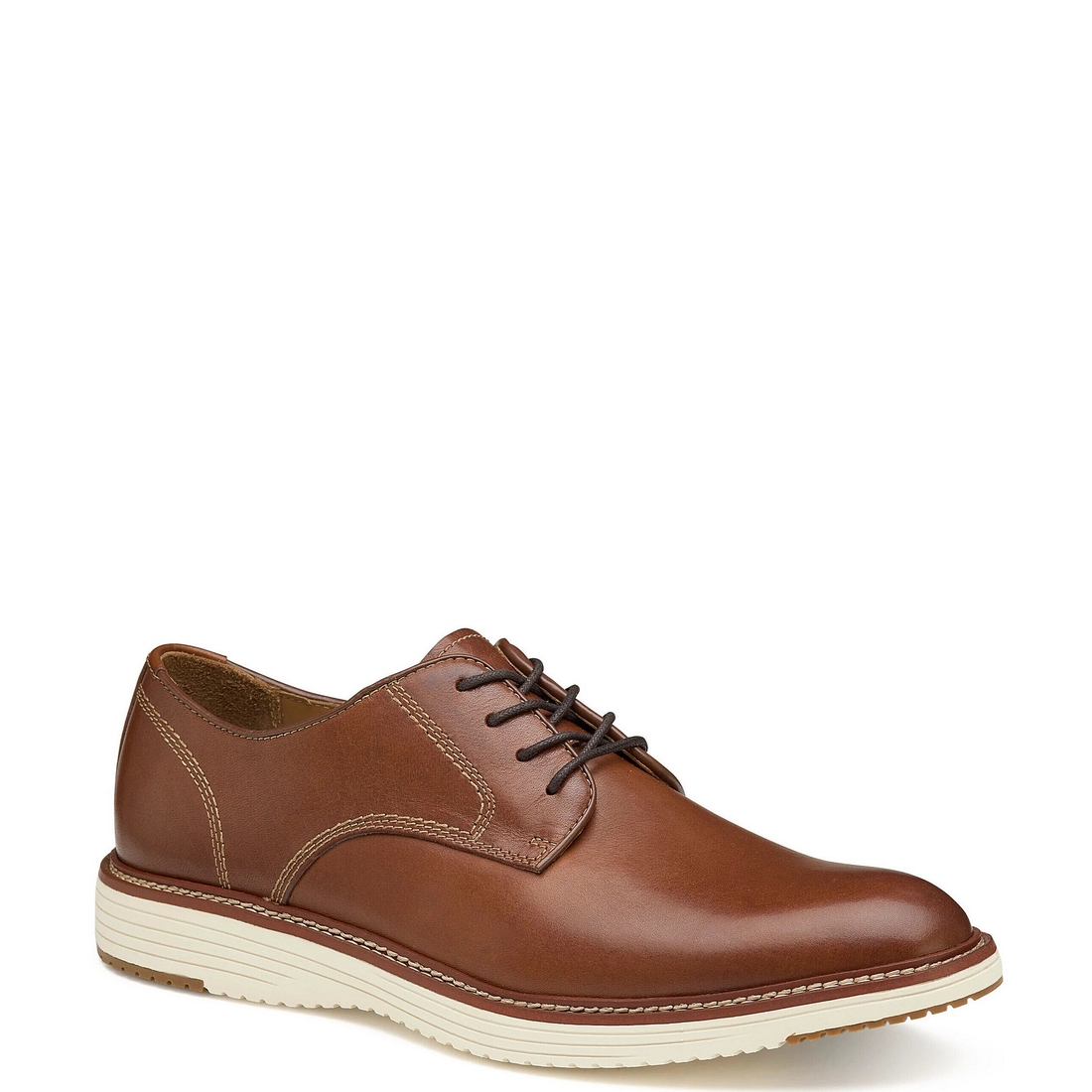 Johnston & Murphy Men's Upton Leather Plain Toe Leather Oxfords