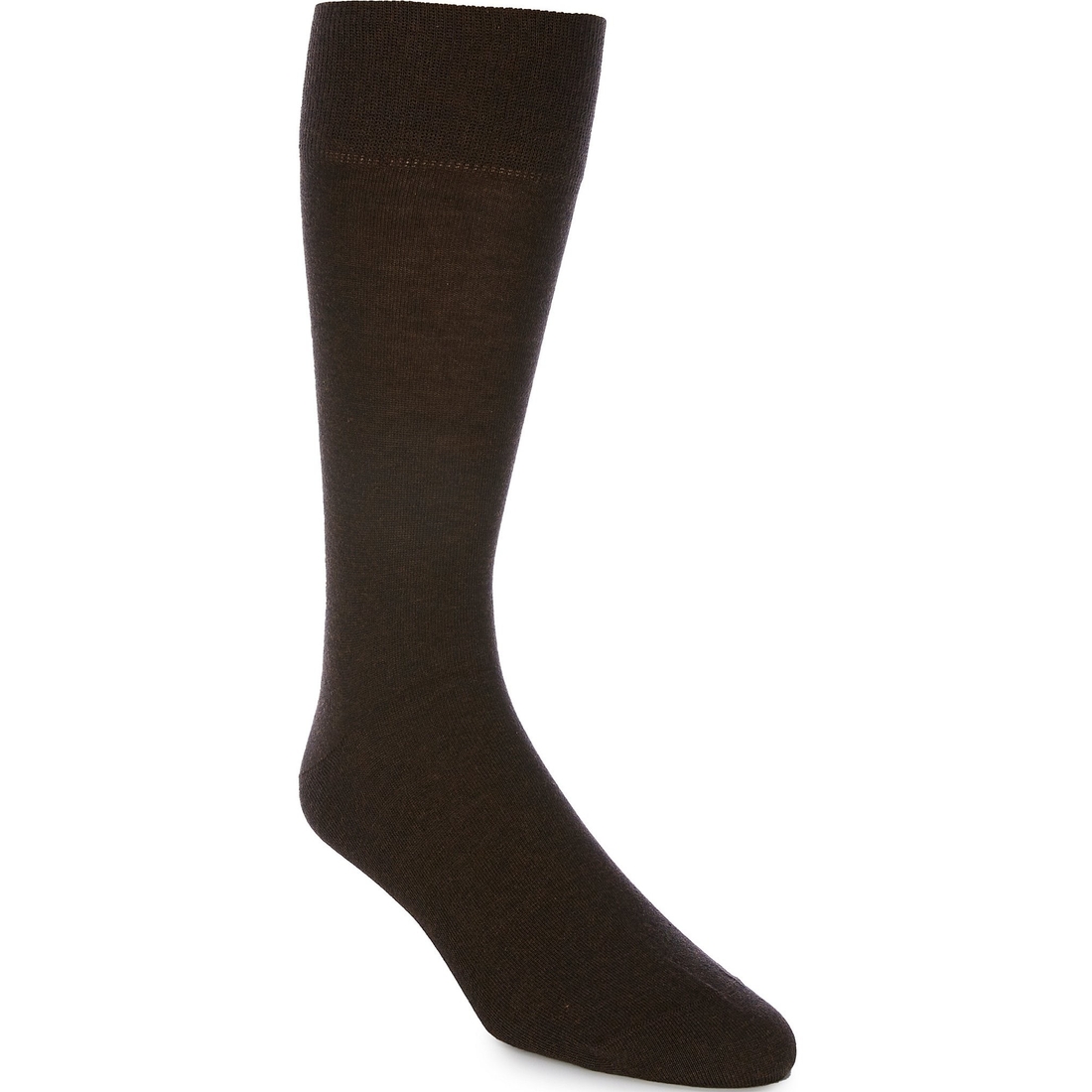 Cremieux Solid Flat Knit Crew Dress Socks