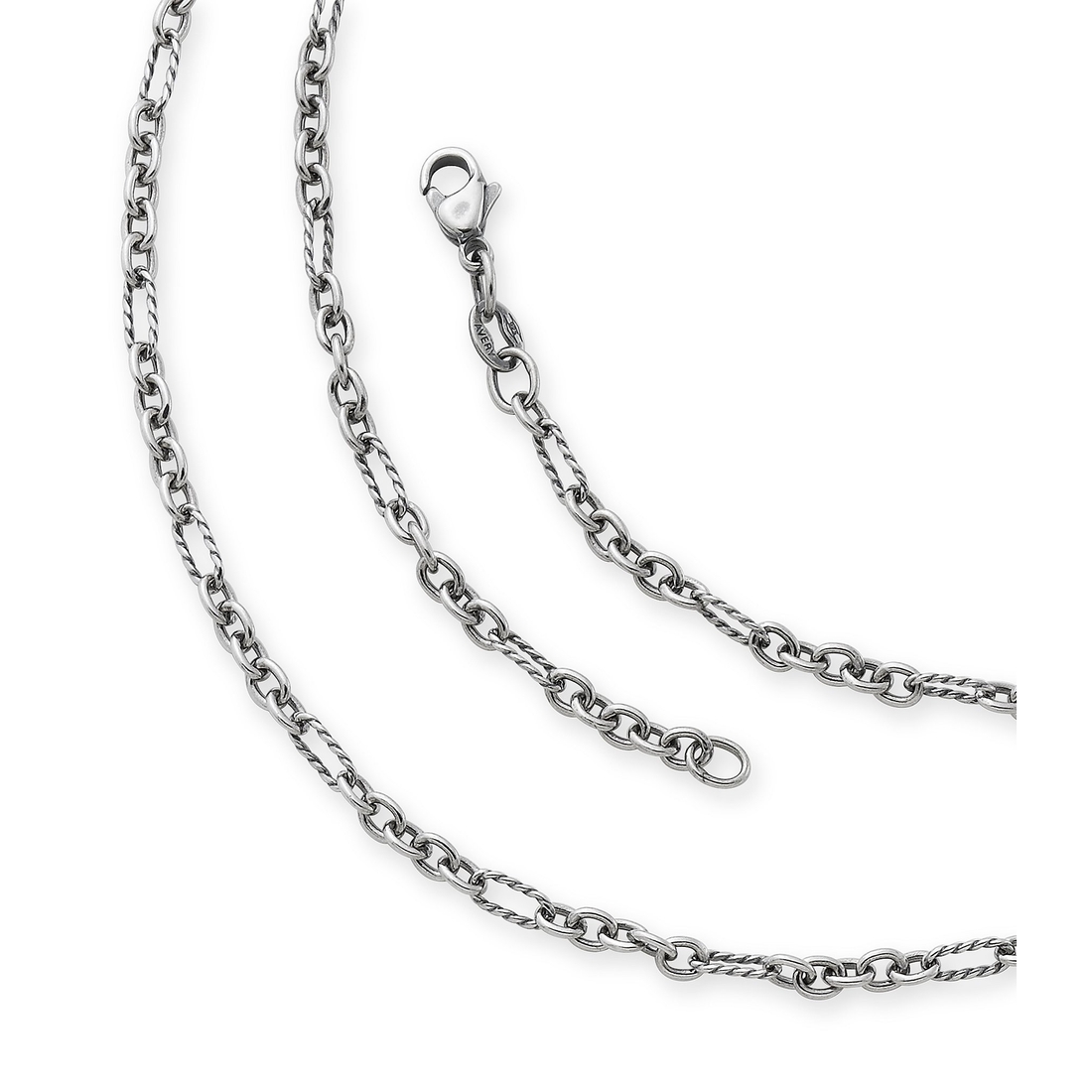 James Avery Medium Cable Figaro Chain Necklace