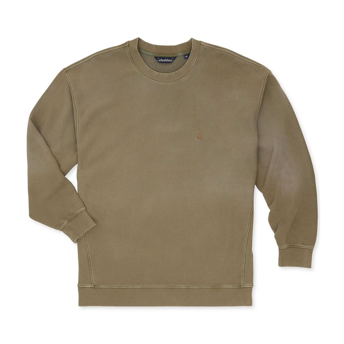 Chubbies Solid Relaxed Long Sleeve Crew Neck Sweatshirt