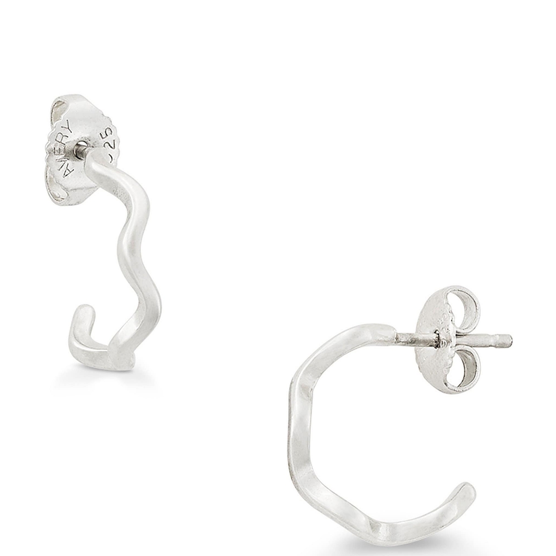 James Avery Squiggle Hoop Earrings