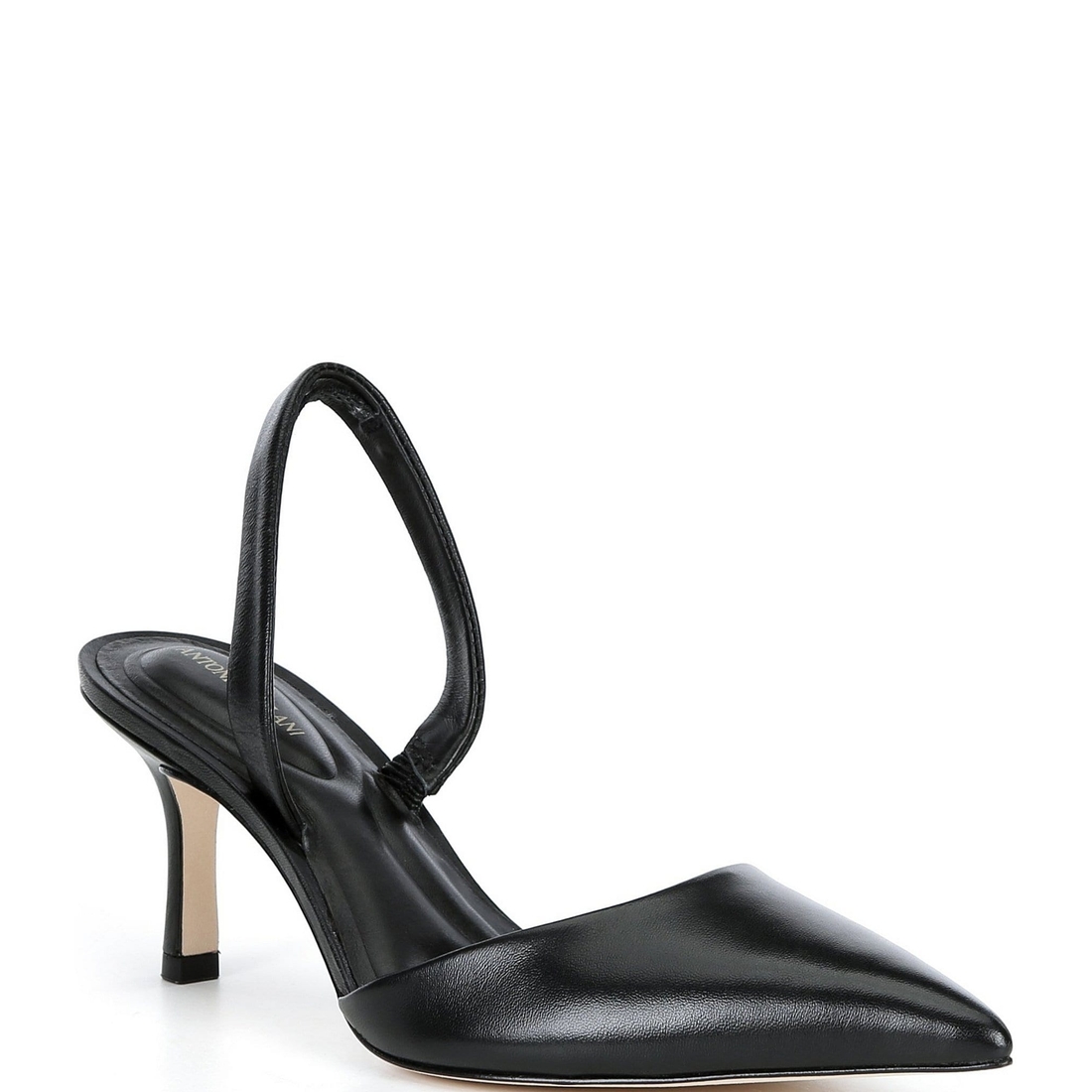 Antonio Melani Whit Leather Slingback Pumps