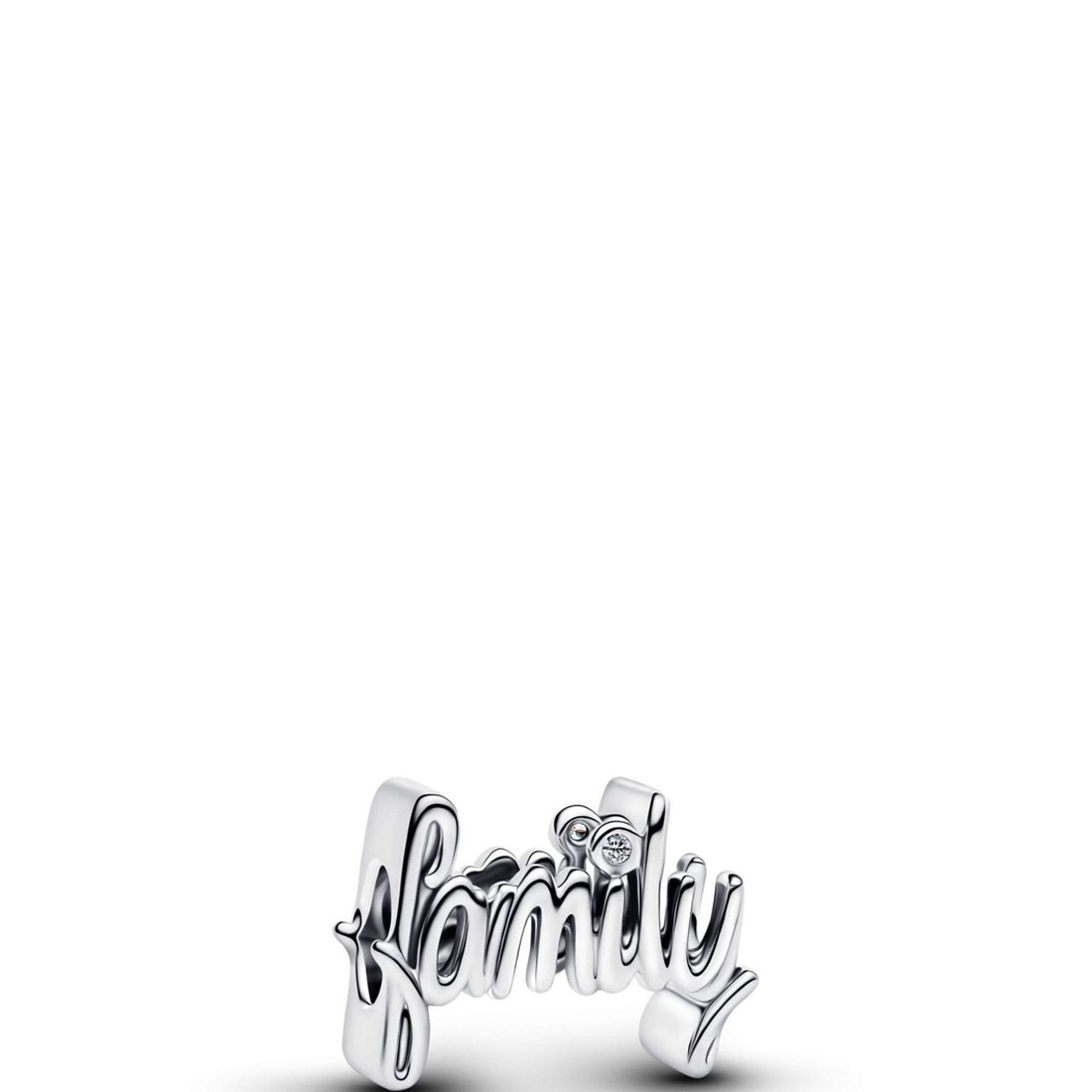 Pandora Family Script Sterling Silver Charm