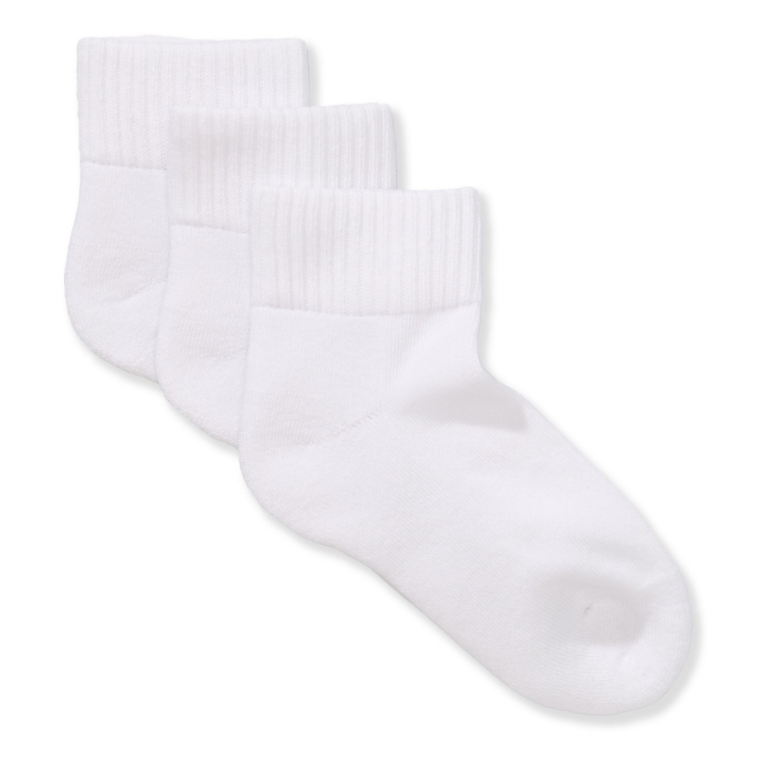 Copper Key Girls Solid Edge Cushioned Ankle Socks 3-Pack