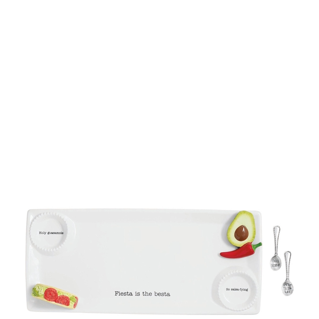 Mud Pie Icon Fiesta Platter Set