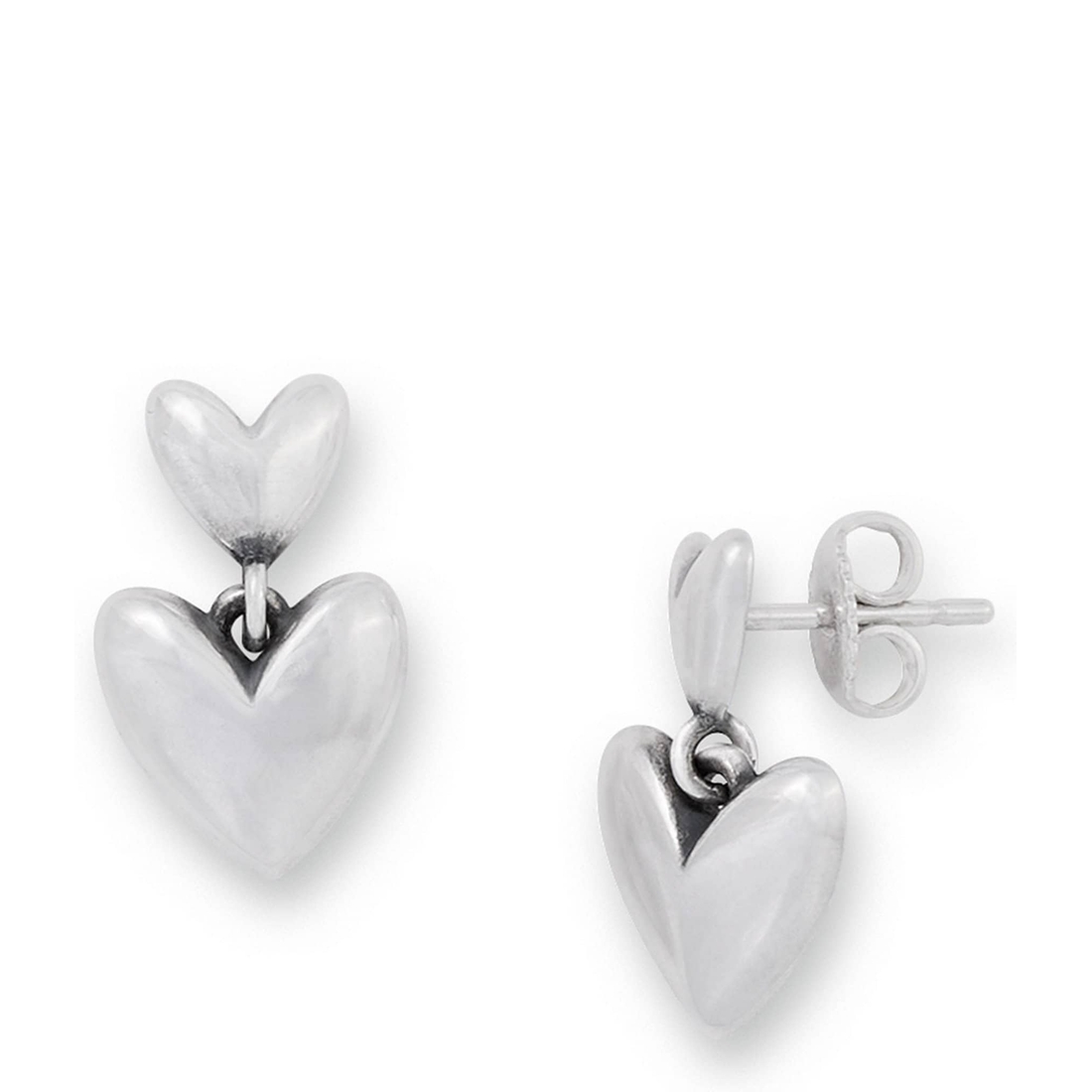 James Avery Dancing Hearts Drop Earrings