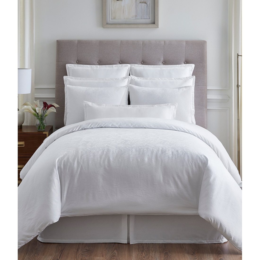Luxury Hotel Bijoux Marble Texture Comforter Mini Set