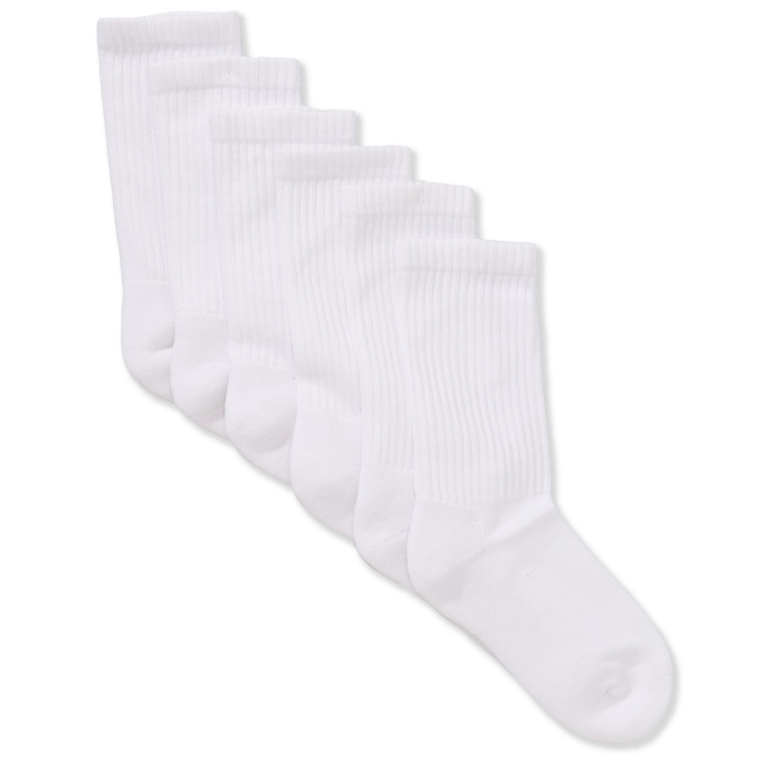 Class Club Boys 6-pack Solid Crew Socks
