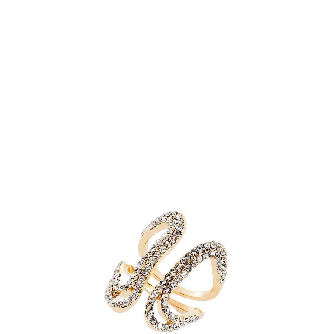 Gemma Layne Open Statement Ring with Pave