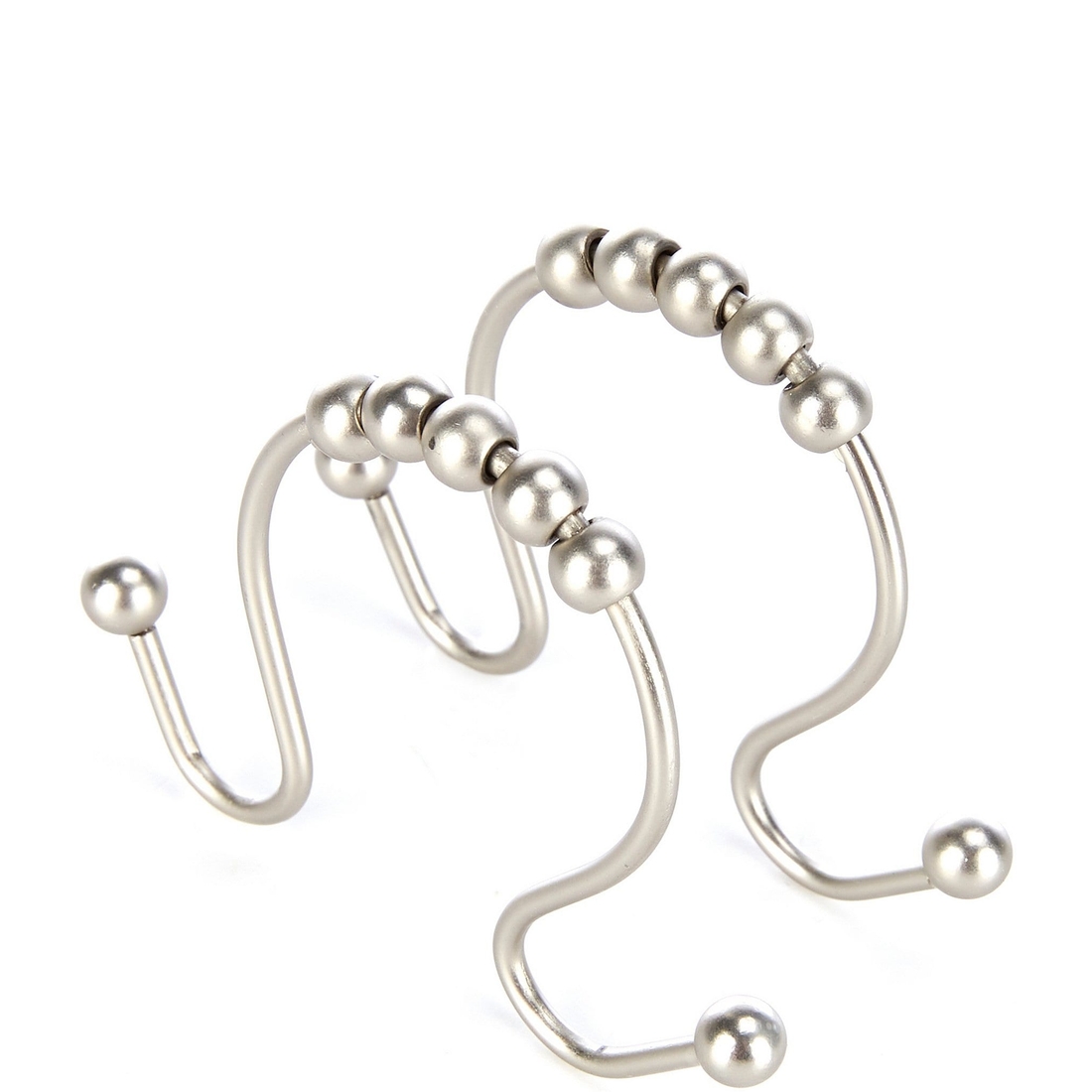 Noble Excellence Roller Ball Shower Curtain Hook Set