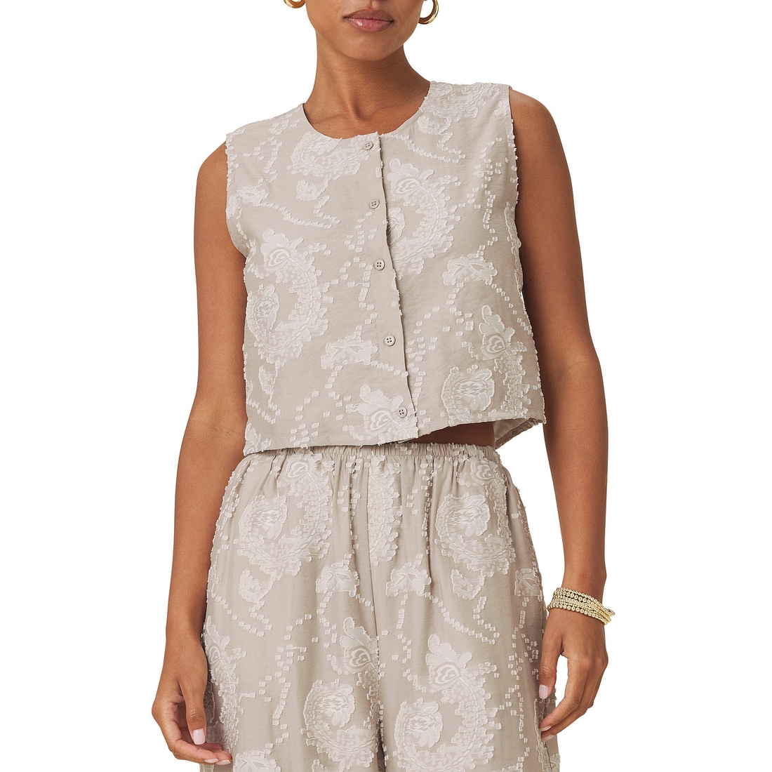 Splendid Coordinating Ezra Button Tank