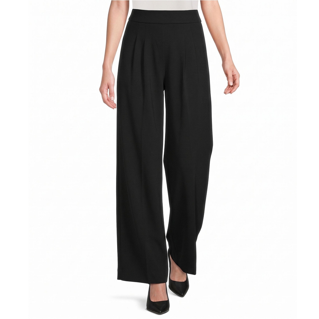 Spanx Ponte Pull-On Wide Leg Pants