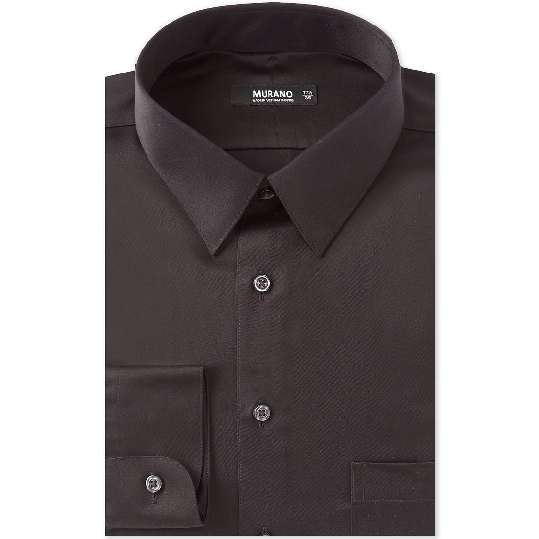 mens extra slim dress shirts JOSEPH MICHAEL Men's Light Blue Dress Shirt Tailored Fit 17.5 36/37 Ultra Soft Microfiber for Business Formal Smart Casual Wear