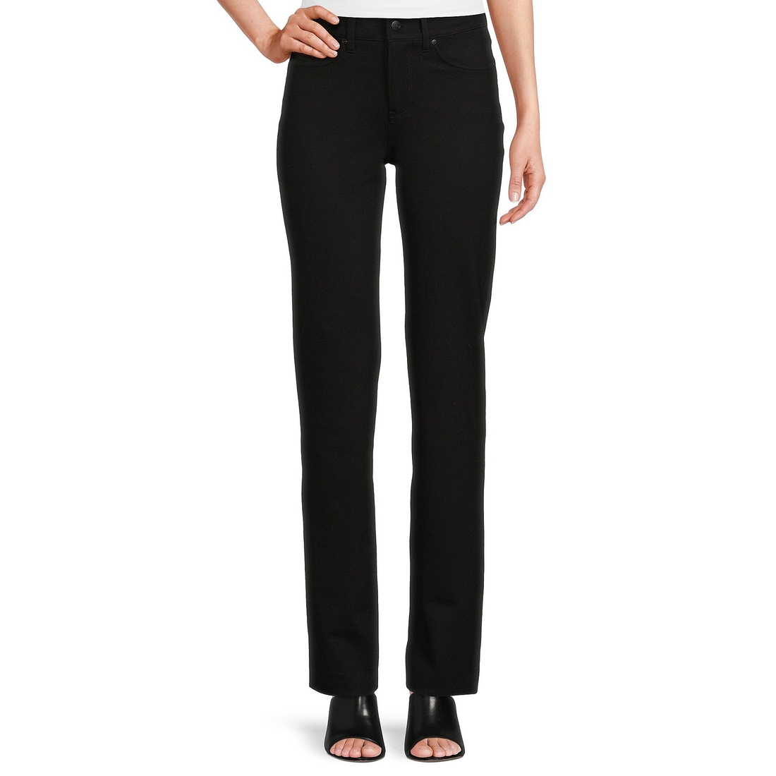 Nydj Marilyn 5-Pocket Straight Leg Stretch Ponte Pants